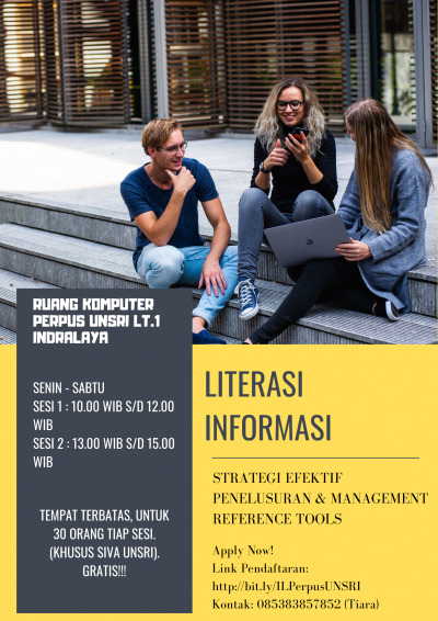 LITERASI INFORMASI: STRATEGI EFEKTIF PENELUSURAN &amp; MANAGEMENT REFERENCE TOOLS